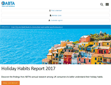 Tablet Screenshot of abta.com